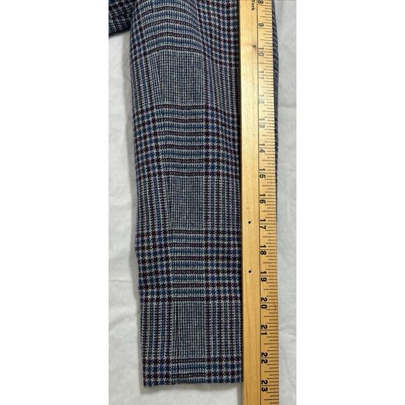 VTG Pendleton 100% Virgin Wool Blue Plaid 2-Piece Skirt Set Size 10 Mint Lined - Picture 11 of 16